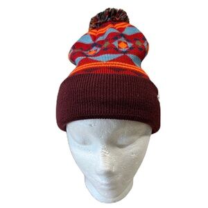 Poler Stuff Camp Vibes Mens Beanie Woodsman Outdoor Ski Hiking Camping Aztec
